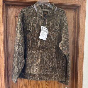 Mossy Oak Camouflage Pullover Fleece Jacket